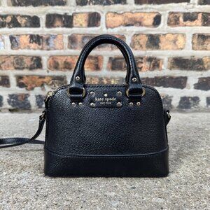 Kate Spade Wellesley Mini Rachelle Crossbody Satchel Handbag Black